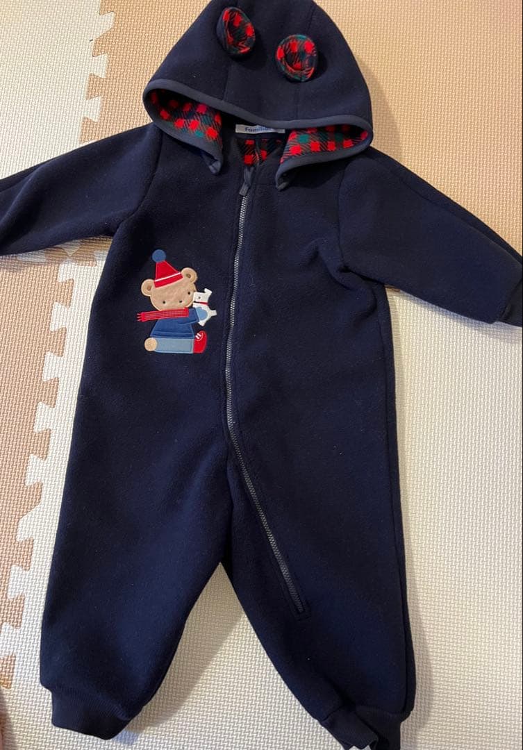 familiar ジャンプスーツ　80cm 現行品