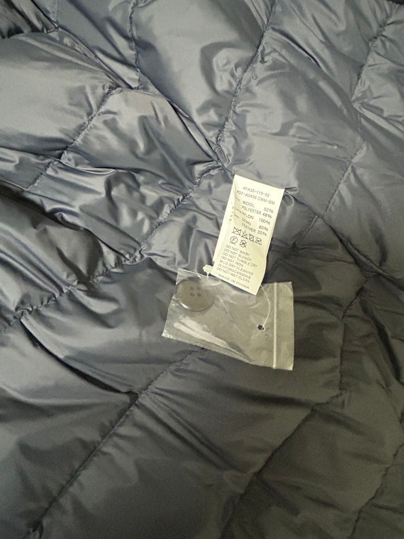 DANTON × Ray BEAMS スタンドカラー モッサダウン コート