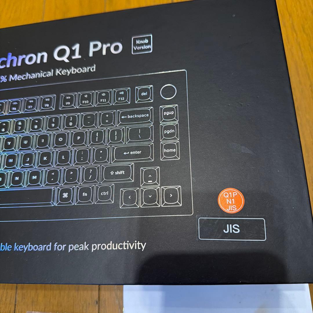 キーボード Keychron Q1 Pro 日本語配列 赤軸 シルバーグレー