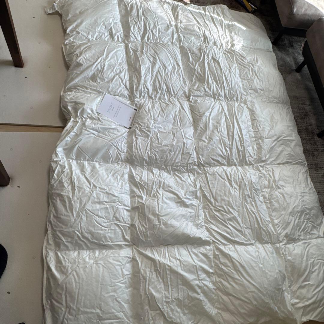 【新品未使用】フランスベッド　羽毛掛け布団