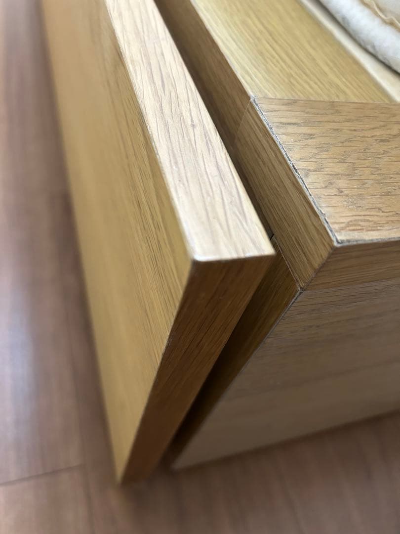 無印良品　収納ベッド・ダブル・オーク材