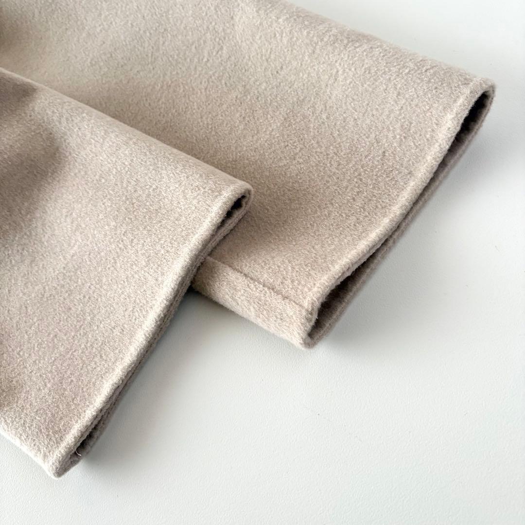 美品　ギャルリーヴィー　ウールダブルフェイス カラーレストレンチコート