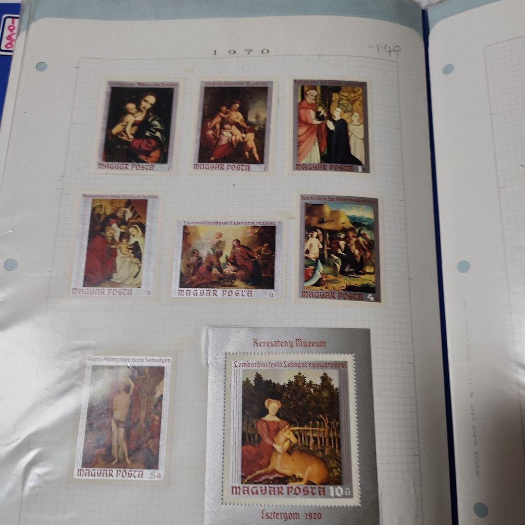 ハンガリー　使用済み切手　8冊