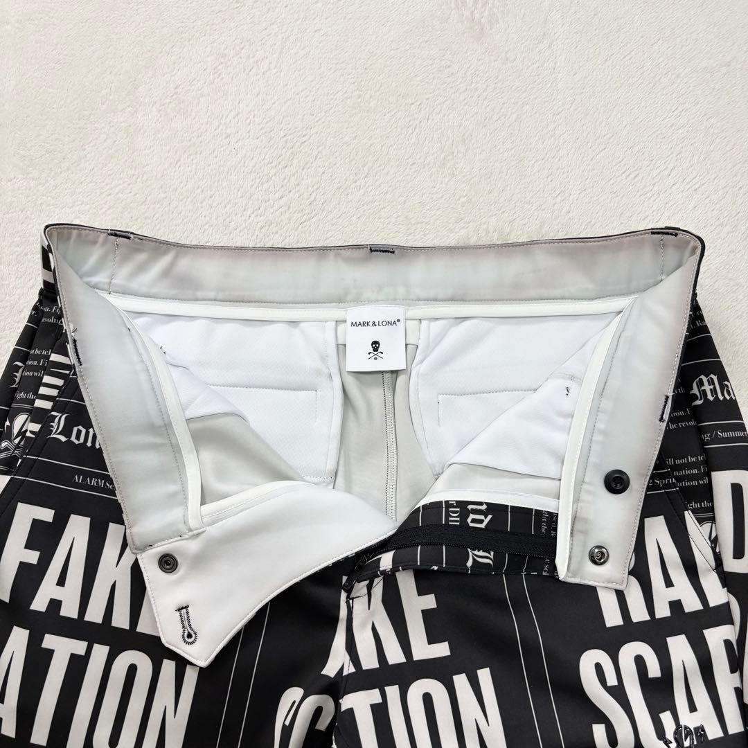 美品 MARK&LONA マークアンドロナ ハイストレッチパンツ サイズ48