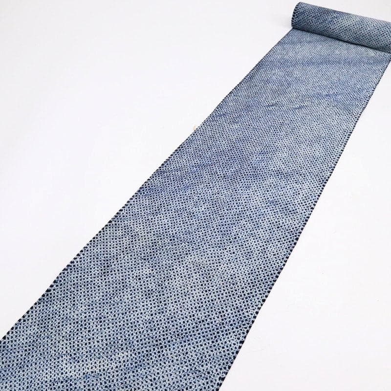 《しろ★手縫い仕立て＋手しぼり＊浴衣◆総三浦絞り◆木綿◆反25-100》