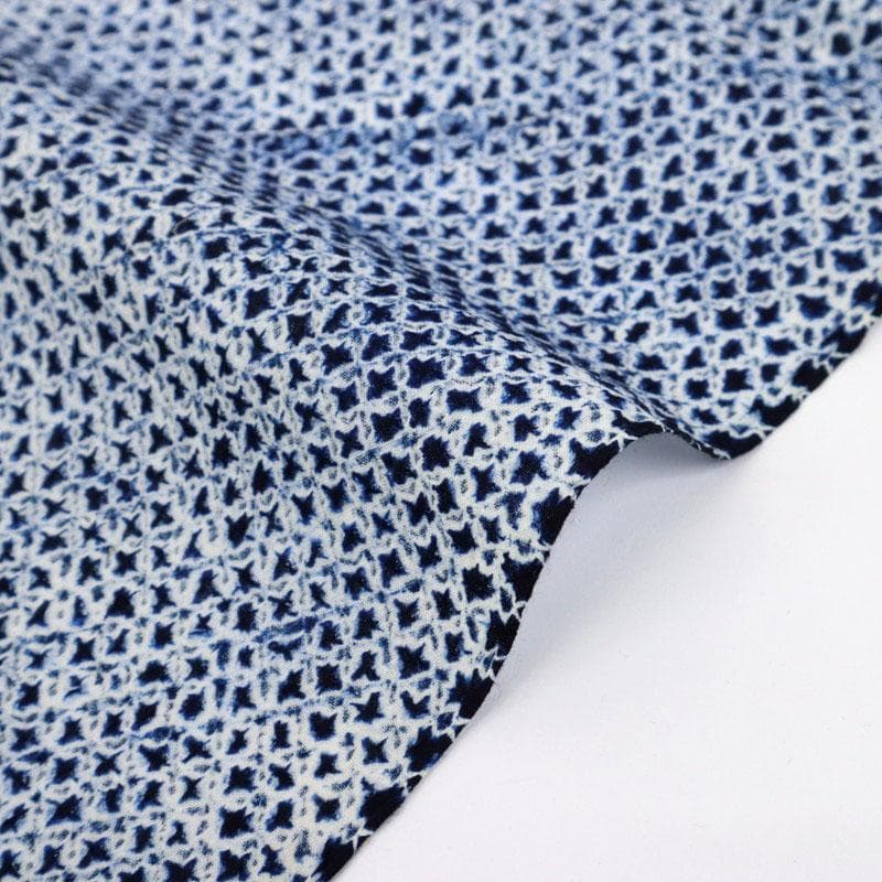 《しろ★手縫い仕立て＋手しぼり＊浴衣◆総三浦絞り◆木綿◆反25-100》