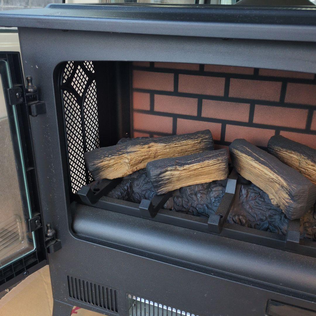 QVCジャパン 暖炉型　ファンヒーター　電気ストーブ CFI-5018-01