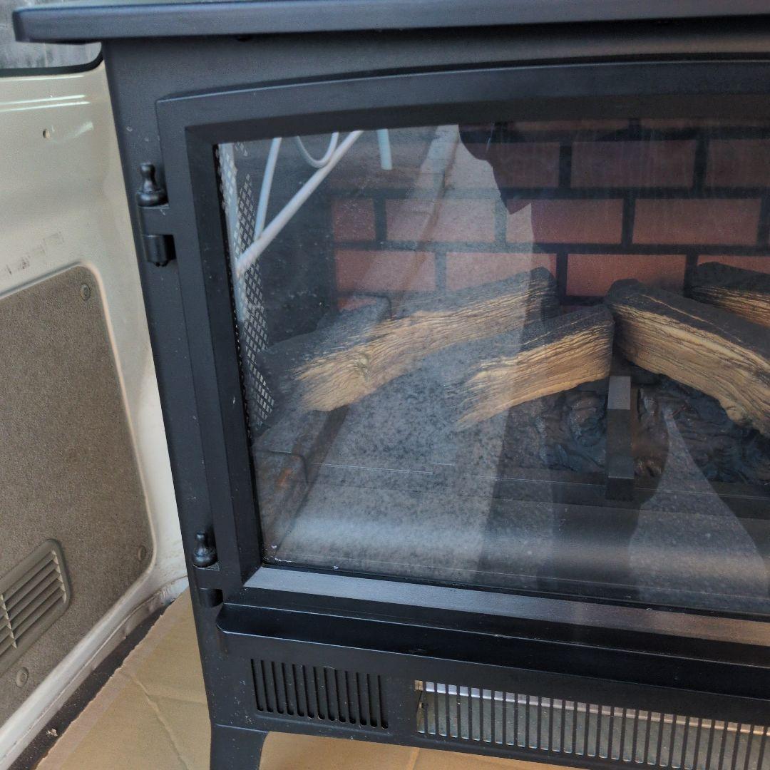 QVCジャパン 暖炉型　ファンヒーター　電気ストーブ CFI-5018-01