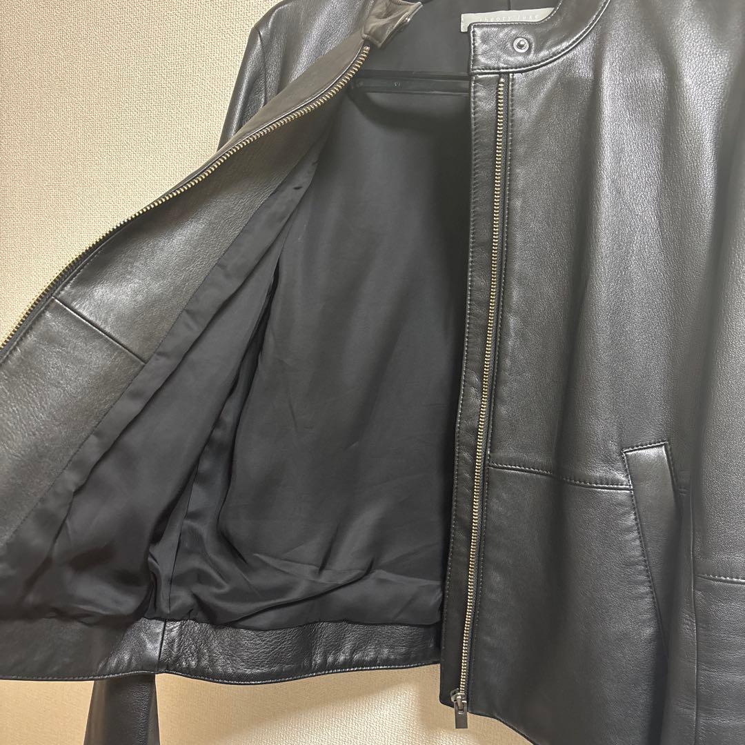 ジジ　セオリーリュクス　ライダース　レザージャケット　黒　ブラック　38号