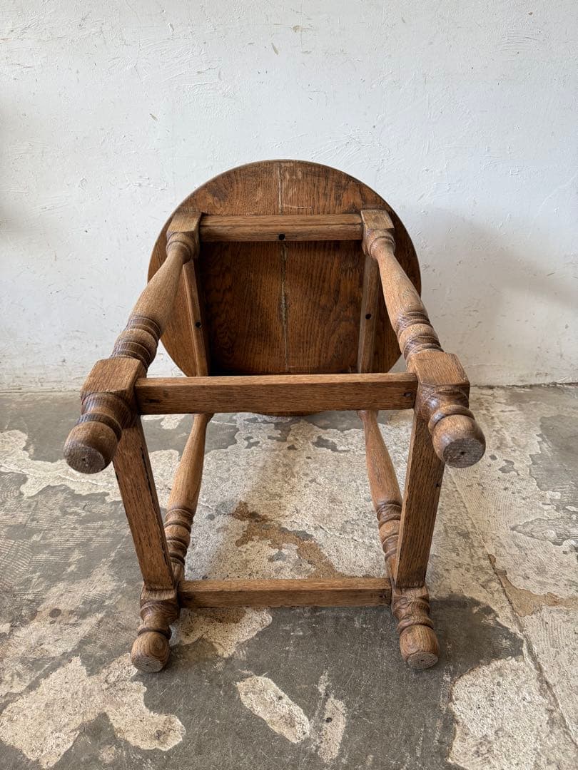 ビンテージ ラウンドコーヒーテーブル　ラウンドセンターテーブル