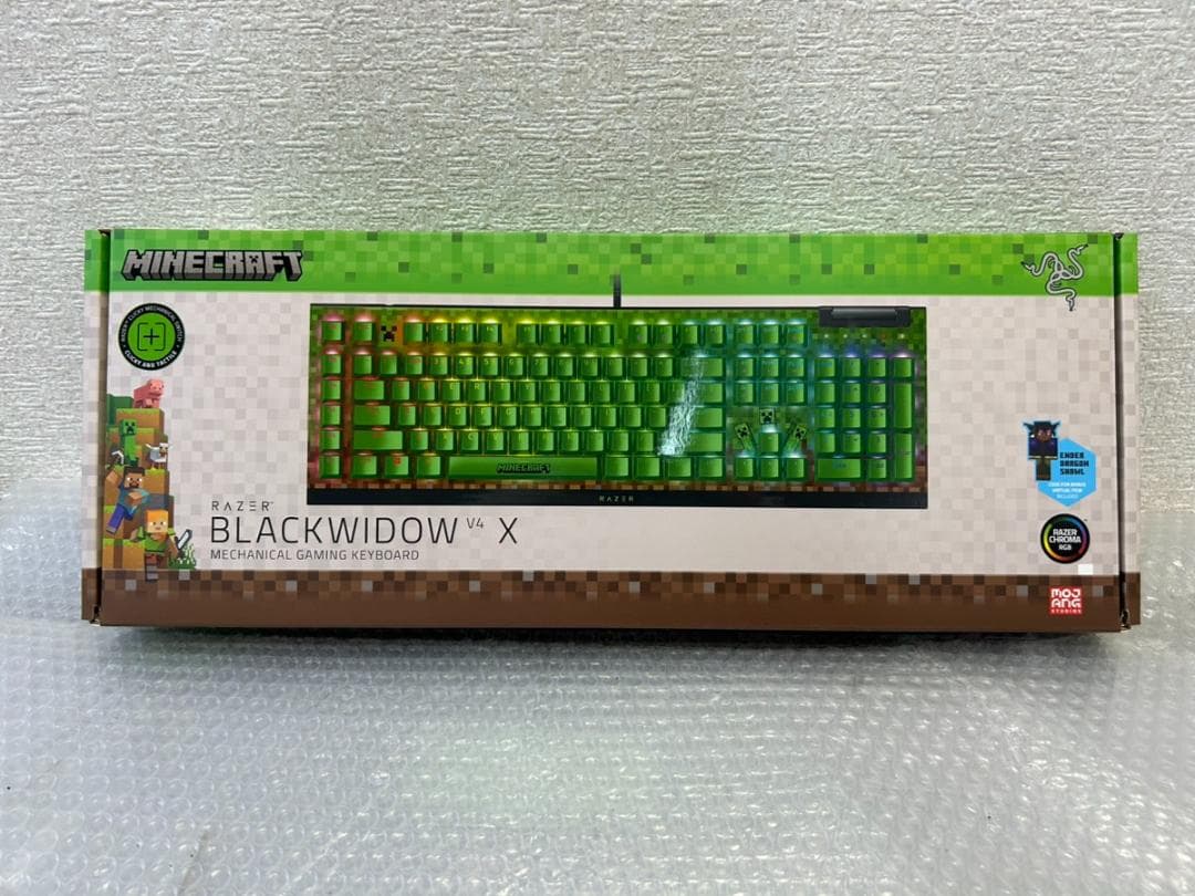 キーボード Razer BlackWidow V4 X Minecraft Edition