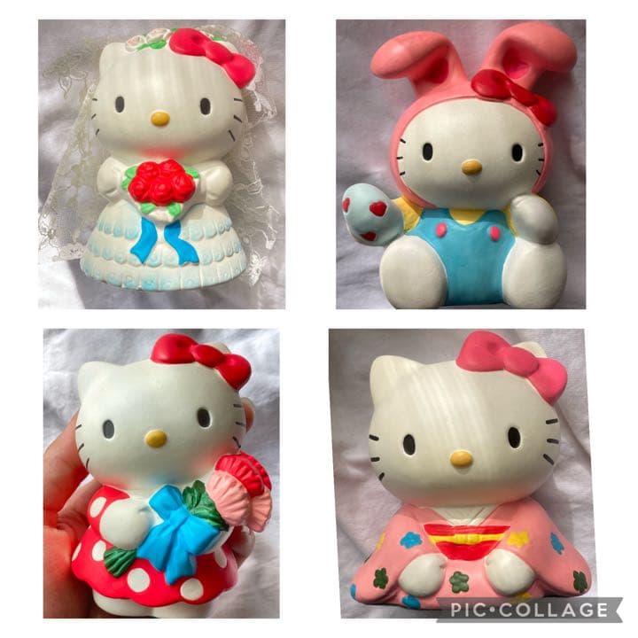 サンリオ　ハローキティ　歳時記　吉徳　高級陶人形コレクション　12点　ケース付き