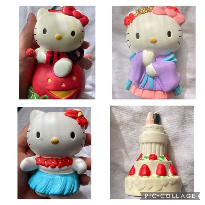 サンリオ　ハローキティ　歳時記　吉徳　高級陶人形コレクション　12点　ケース付き