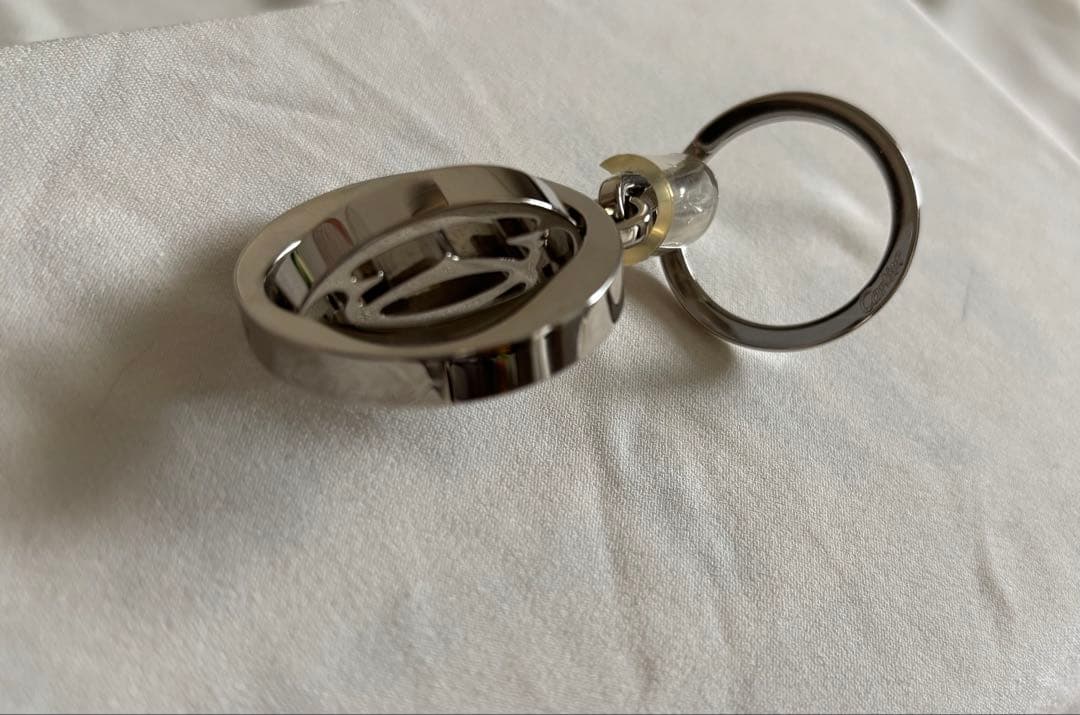 Cartier シルバー 回転式キーホルダー