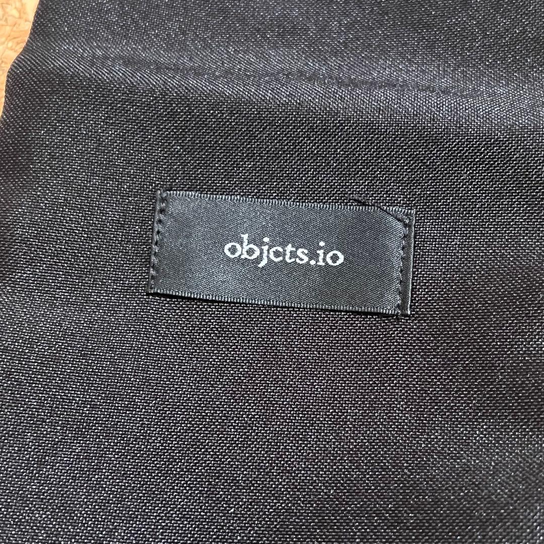 objcts.io カラビナ iPhone14ケース MagSafe レザー 黒