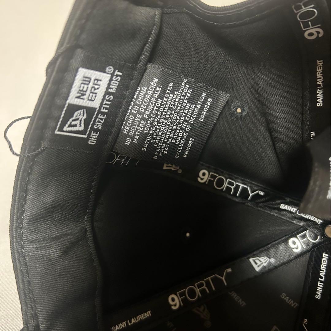 ★SAINT LAURENT★YCL36×New Era★ベースボールキャップ★