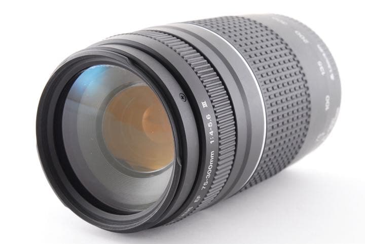 望遠レンズ　キャノン　CANON EF 75-300mm