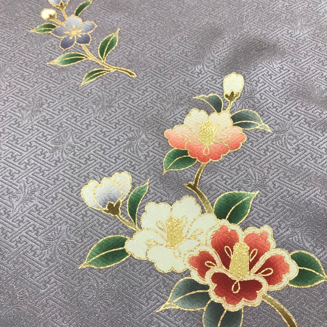 梅乃【118】正絹　訪問着　フルセット　裄67 七五三　お宮参り　結婚式