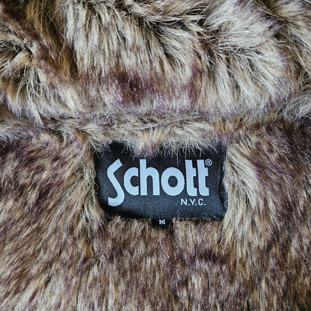 【Schott】美品 ショット フード付きモッズコート カモ柄 Mサイズ