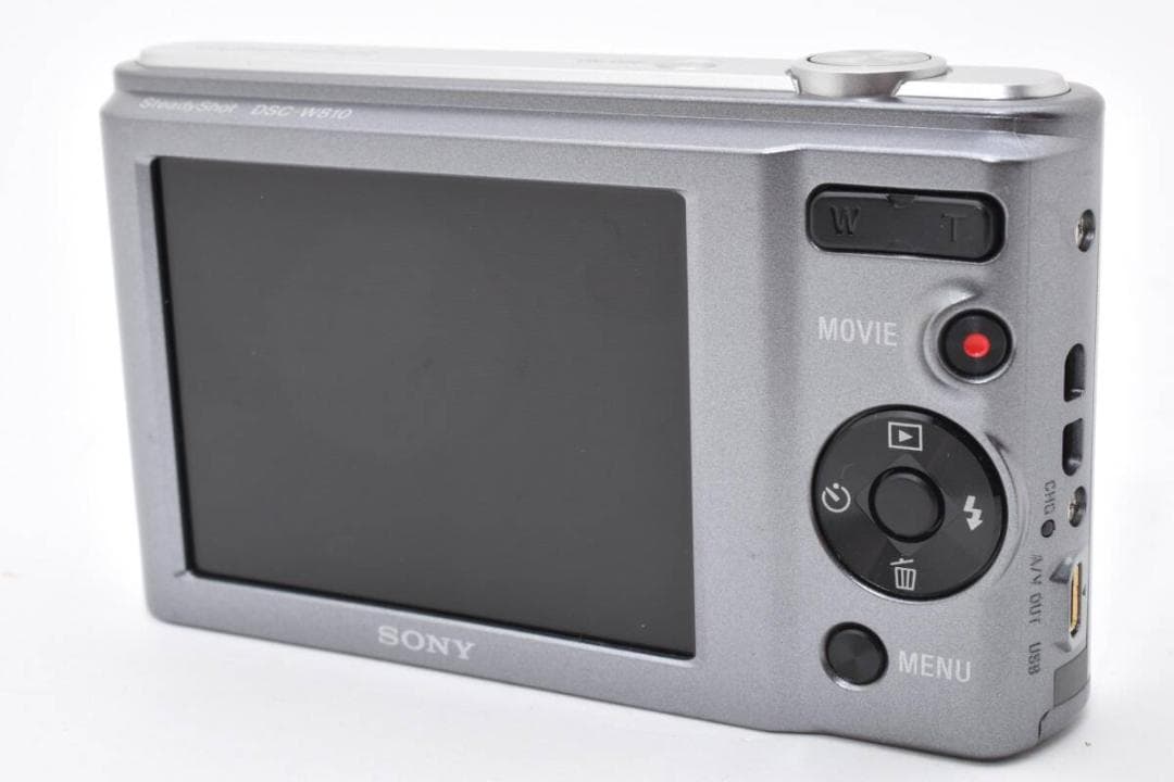 【外観美品】 SONY Cyber Shot DSC-W810 シルバー 動作品