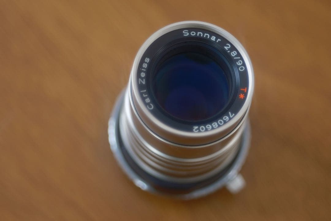 お値引OK ★アダプター付Carl Zeiss Sonnar 90/2.8作例有