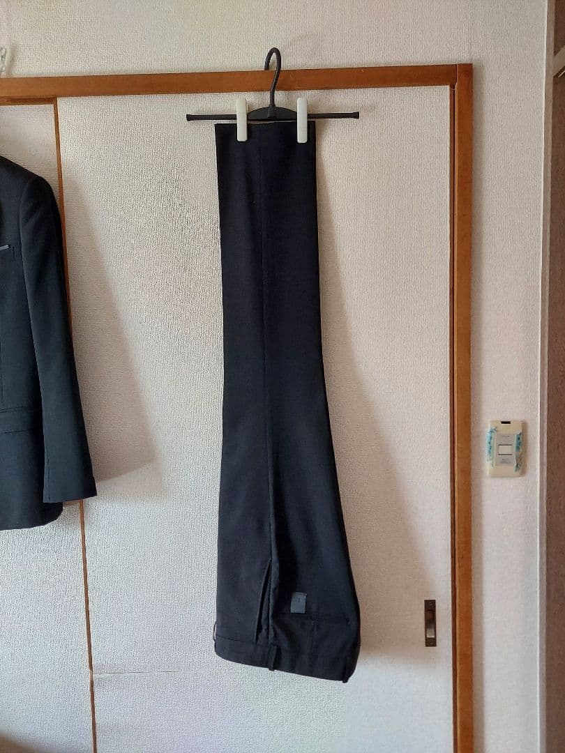 値下げ　【N.HOOLYWOOD 】黒スーツジャケットとパンツセット　細身