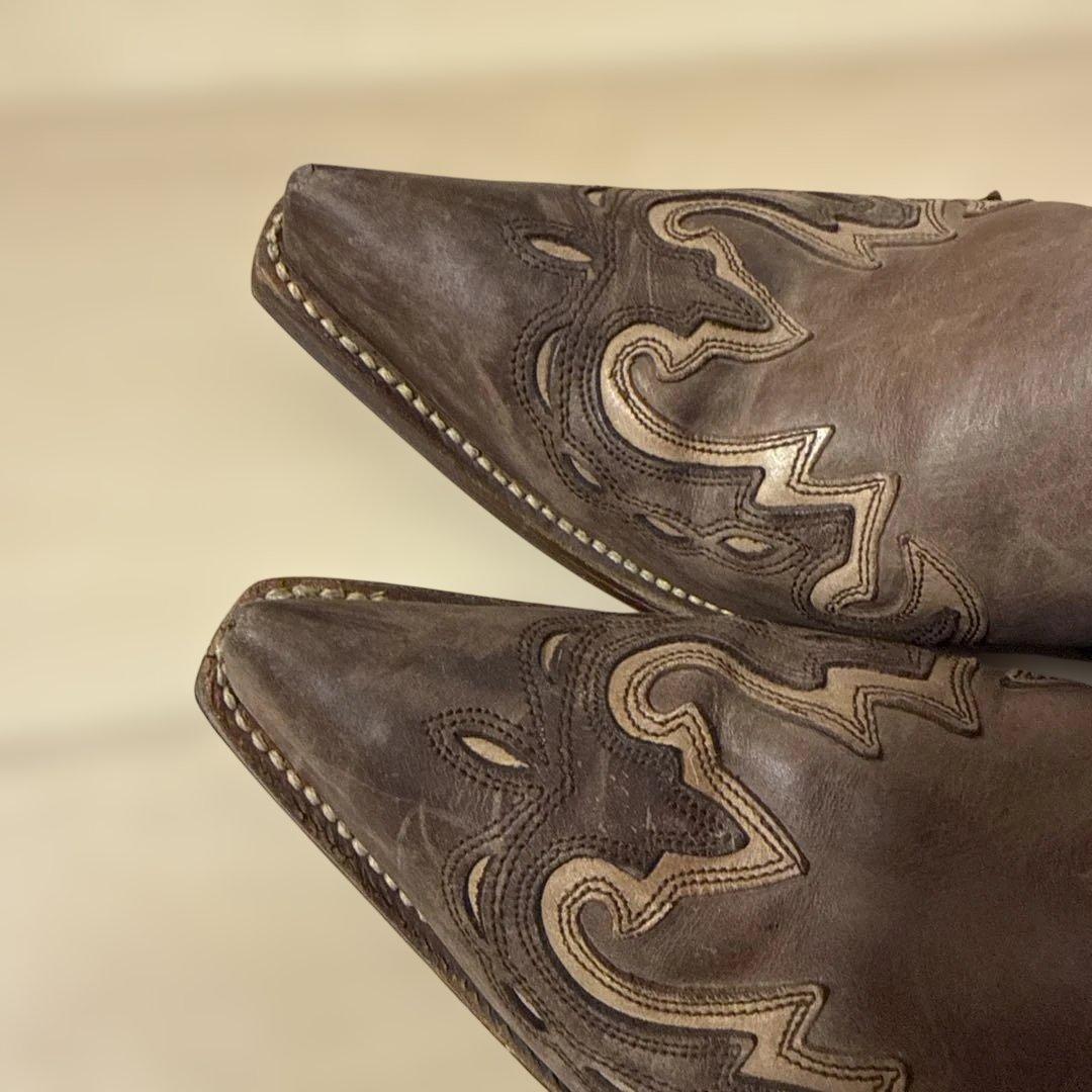 最終価格‼️SANCHO ウエスタンブーツ 本革 レザー 39サイズ