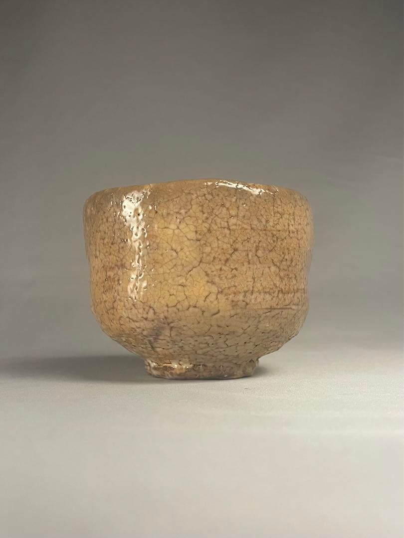 「炎の陶工」【月形那比古】作 鬼萩茶盌 抹茶茶碗 茶道具 共箱