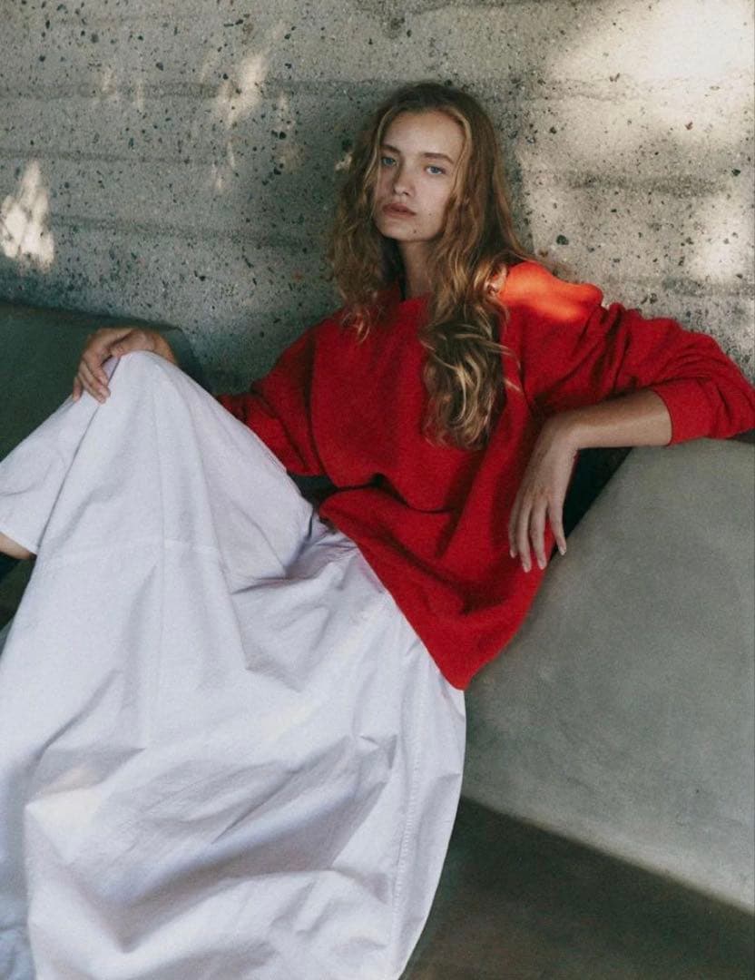 searoomlynn Volume Sweat プルオーバー　アップル