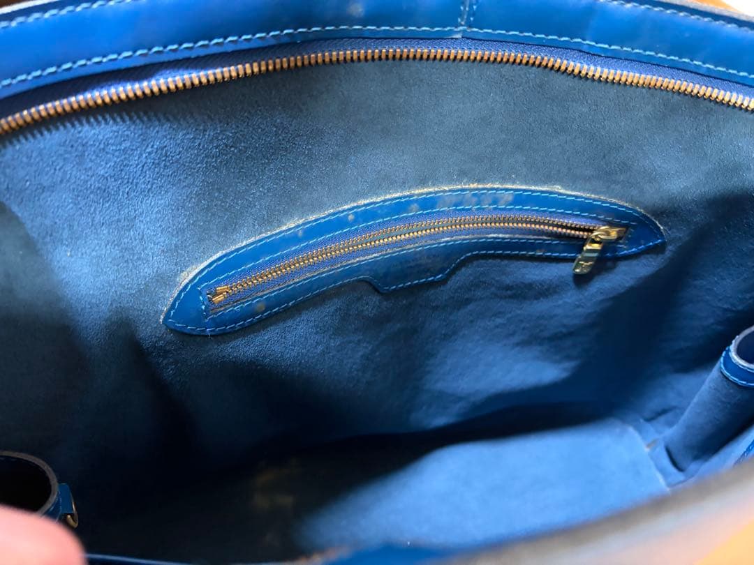 ま*お様 ルイヴィトン　エピ　リュサック　トートバッグ　ハンド　ブルー　肩掛け