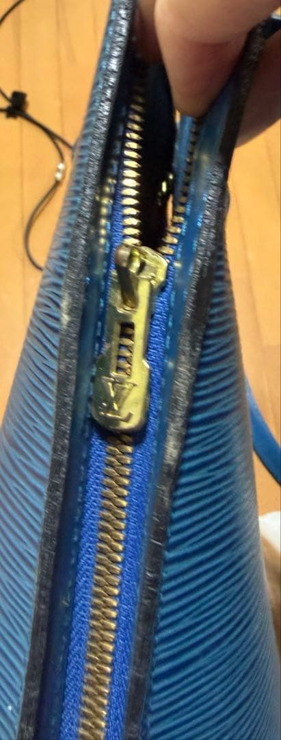 ま*お様 ルイヴィトン　エピ　リュサック　トートバッグ　ハンド　ブルー　肩掛け