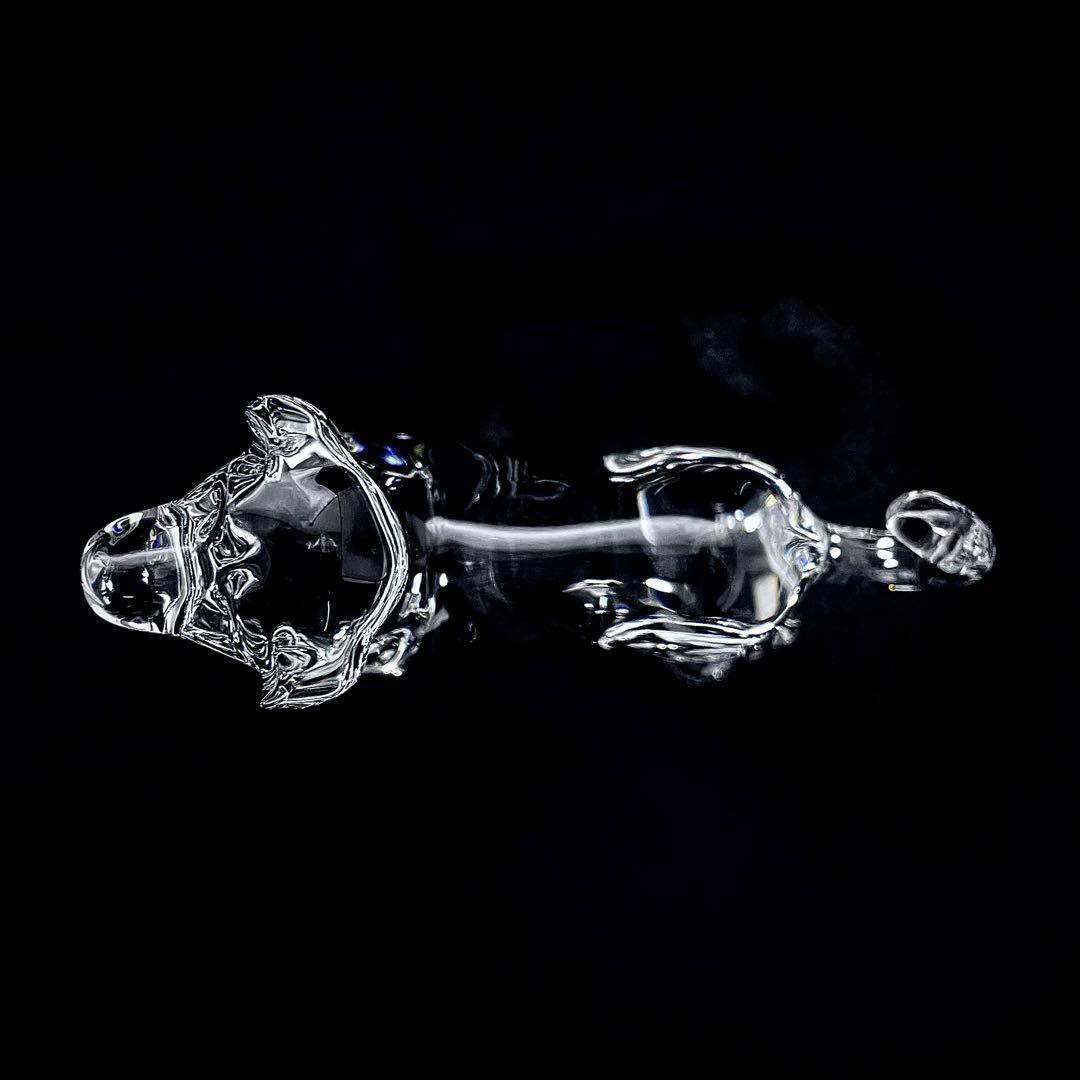 【美品】 Baccarat バカラ クリスタル フィギュリン 犬 干支 戌