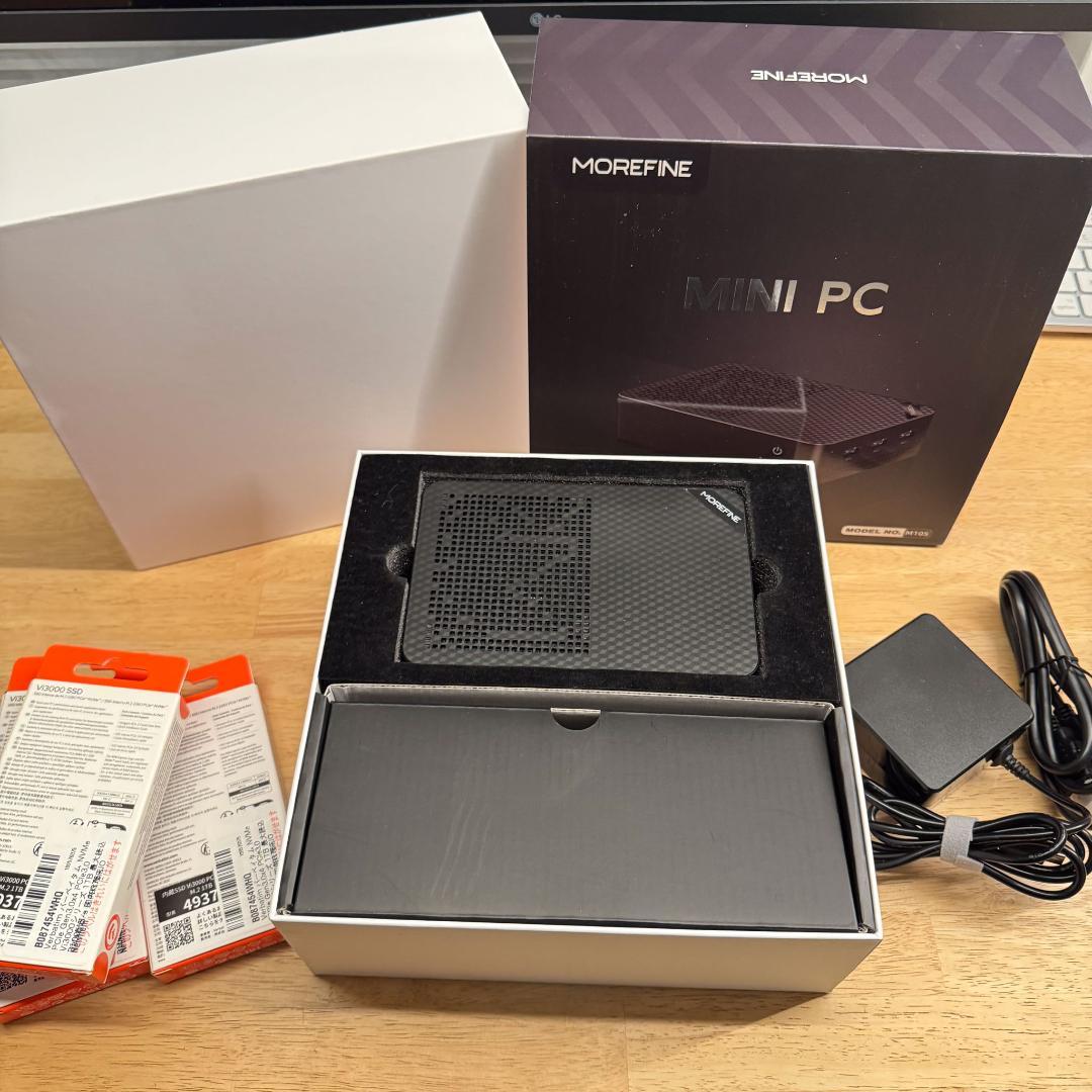 ミニPC MOREFINE M10S MINI NAS N150 - 4TB NVME