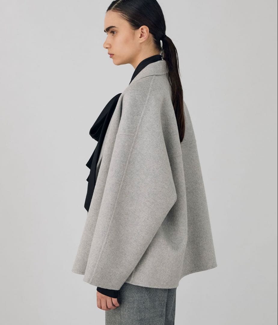 【新品・未使用・タグ付】DES PRÉS オープンフロント ウールコート