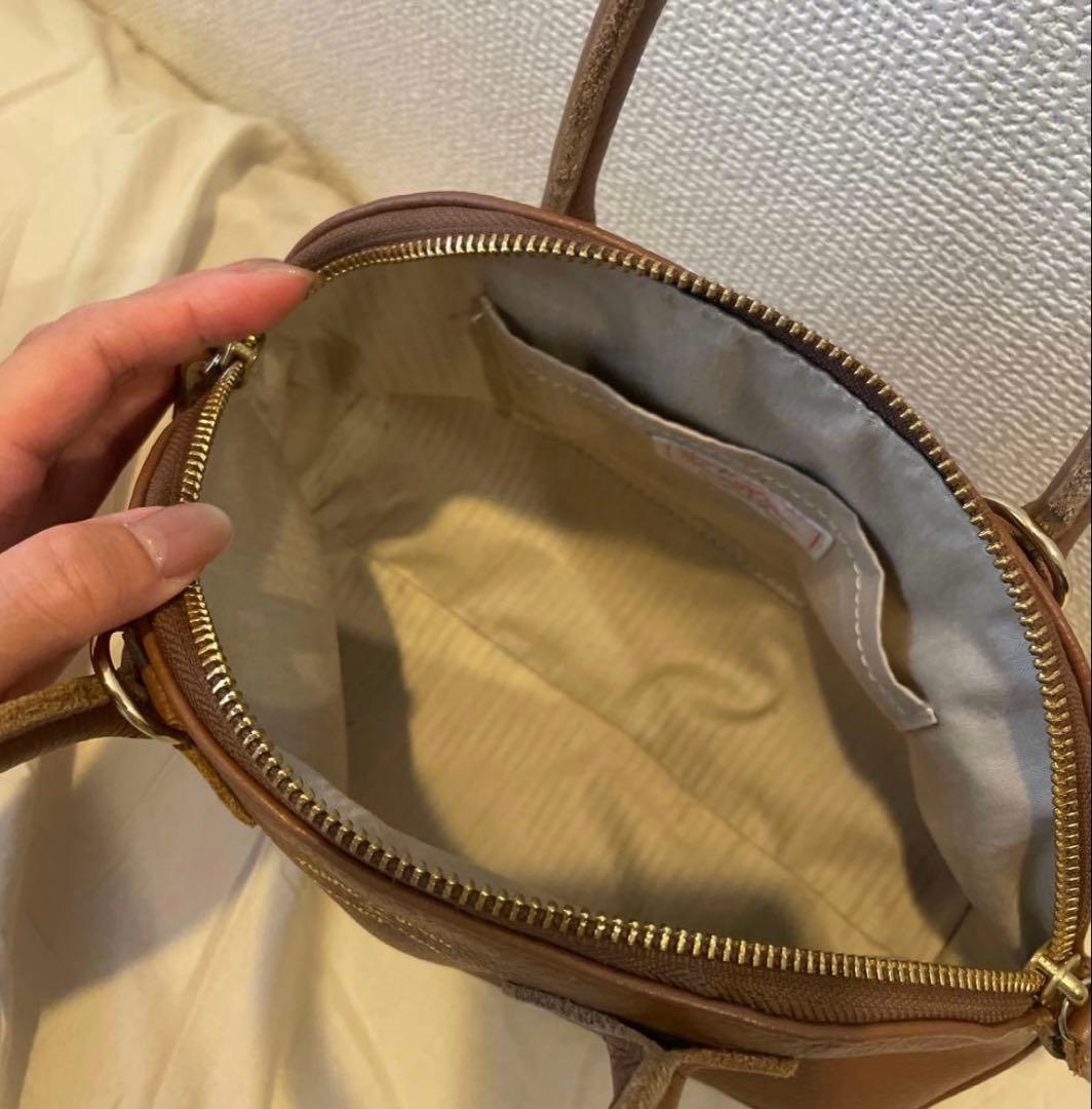 YOLK & OLSEN ブラウンハンドバッグ