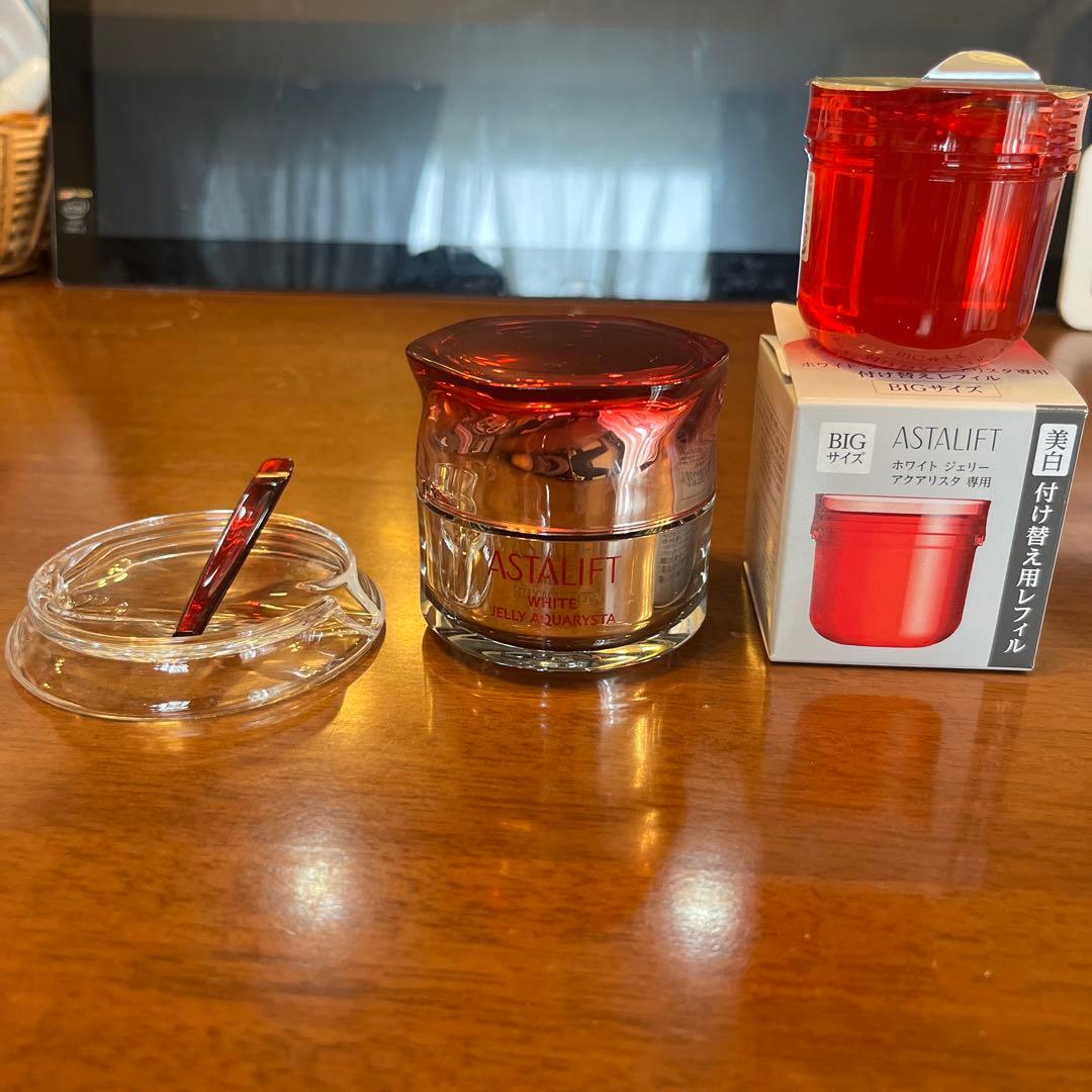 ASTALIFT ホワイト ジェリー アクアリスタ 60gと詰替レフィル60g