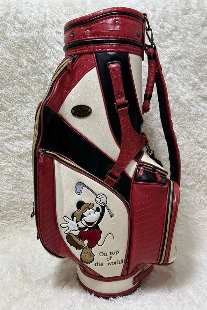 今週限定価格！Disney ミッキーキャディバッグ　ゴルフバッグ