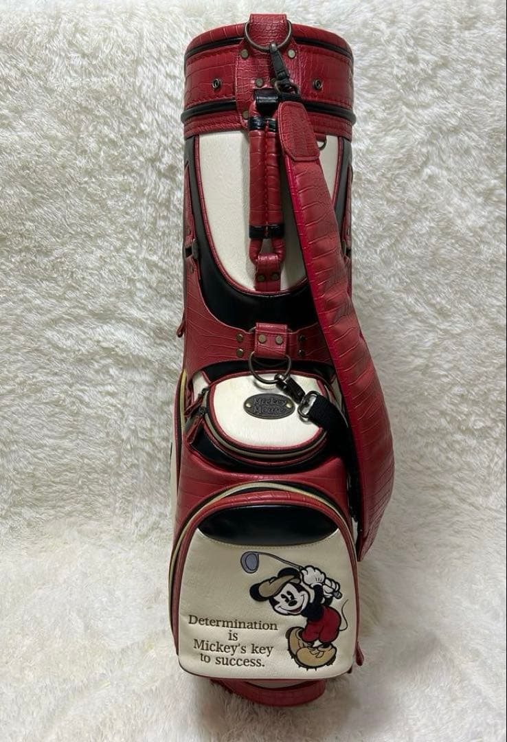 今週限定価格！Disney ミッキーキャディバッグ　ゴルフバッグ
