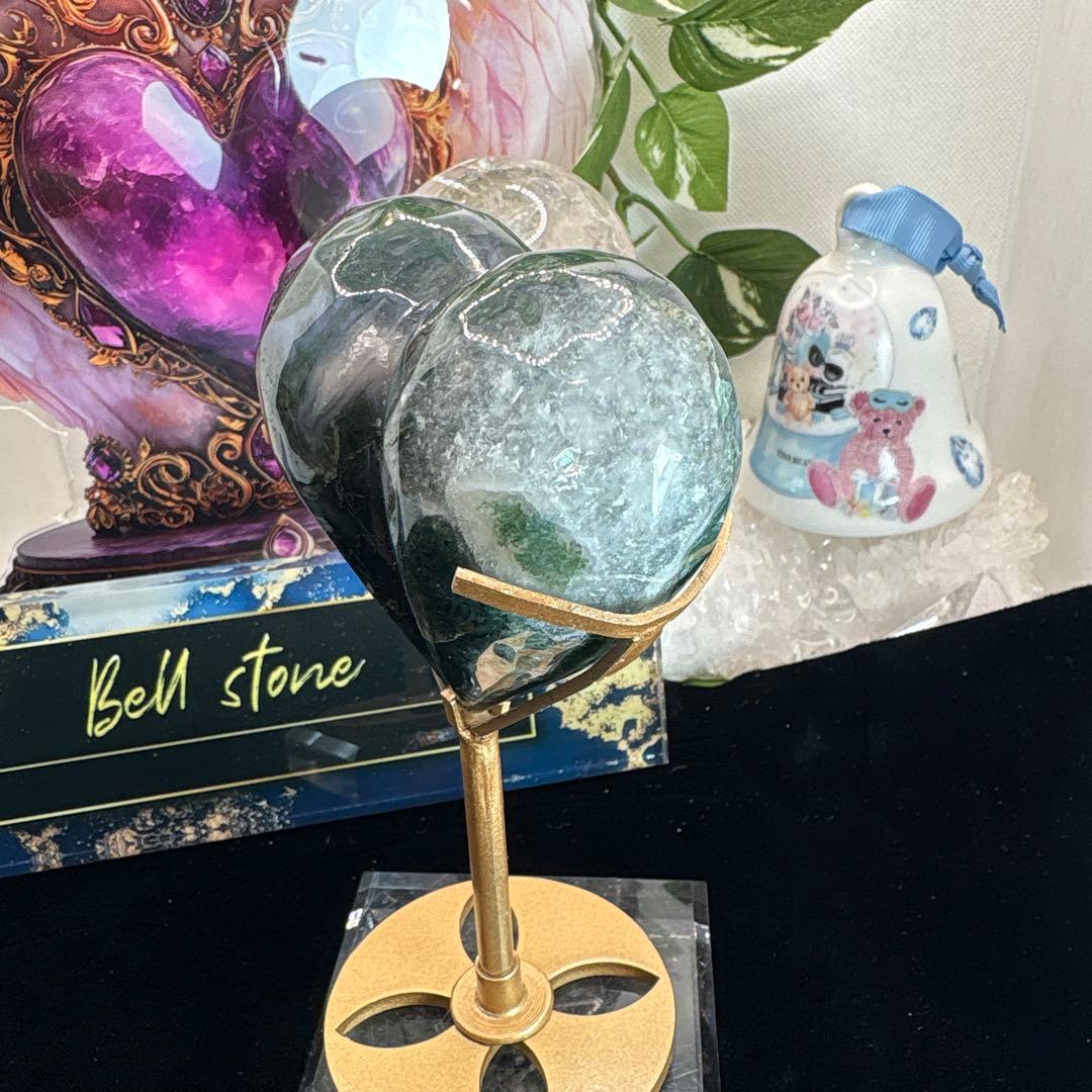 桃ハート♡モスアゲート♡No.2566