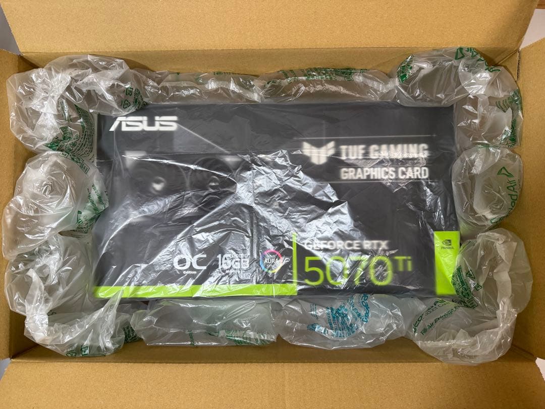 【GPU】ASUS TUF RTX 5070 Ti 16G【中古】