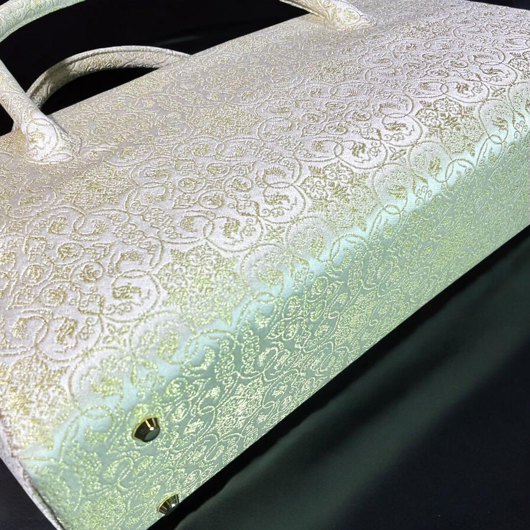 京都発　錦匠　龍村 フォーマル　利休 バック　葡萄唐草文錦⭐️【日本製】【新品】⭐️