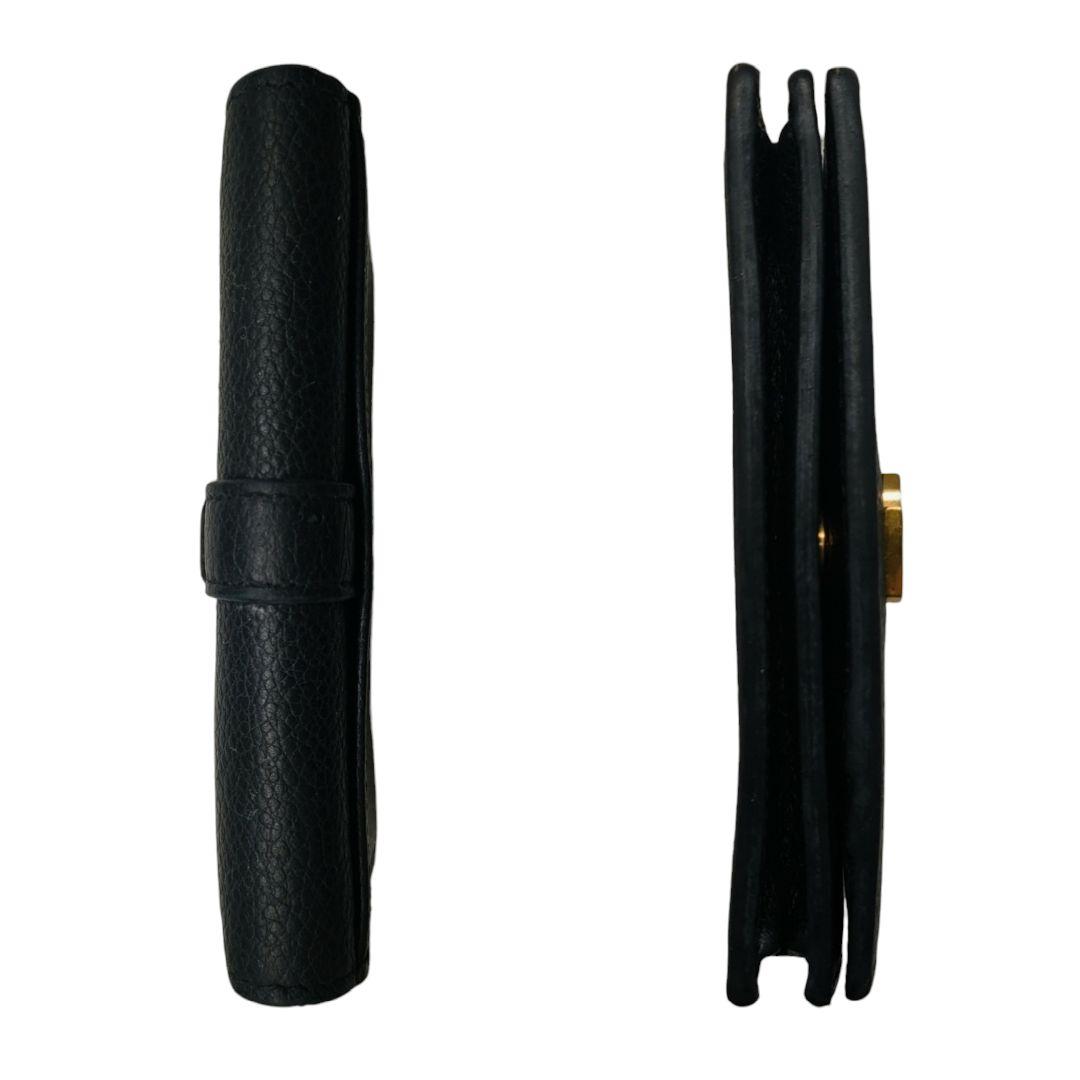 ちゃむ　名刺入れ　ビジネスカードホルダー　カサンドラ　ブラック　ゴールド