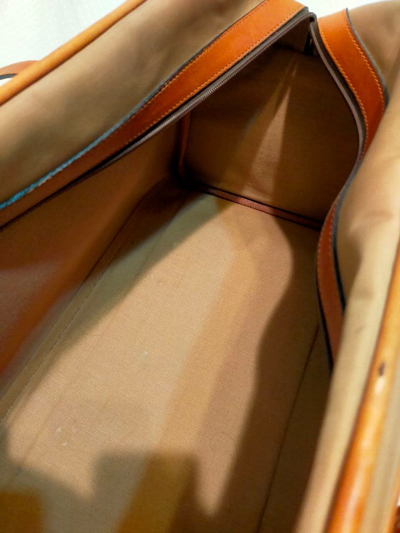 最終値下lancel ランセル　ベージュトラベル バッグ 中型