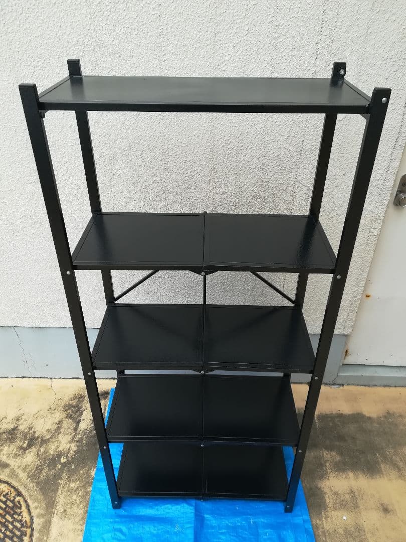 激安折りたたみスチールラック 棚 店舗 什器 【大阪のみ送料無料 ￥17,880