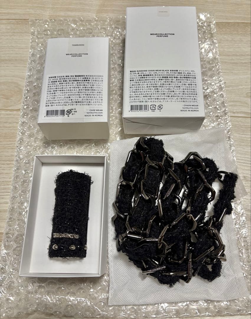 タンバリンズ TAMBURINS パフィームケースチェーン chain wear