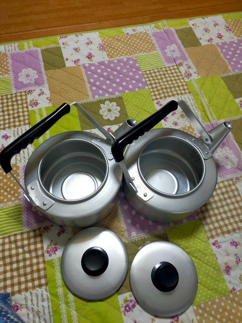 2つの金額です　アルミ　大型ケットル６Ｌ　やかん