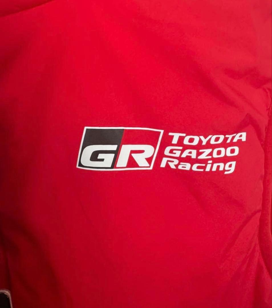 TOYOTA GAZOO Racing GR ダウンベスト レッド 日本サイズＬ