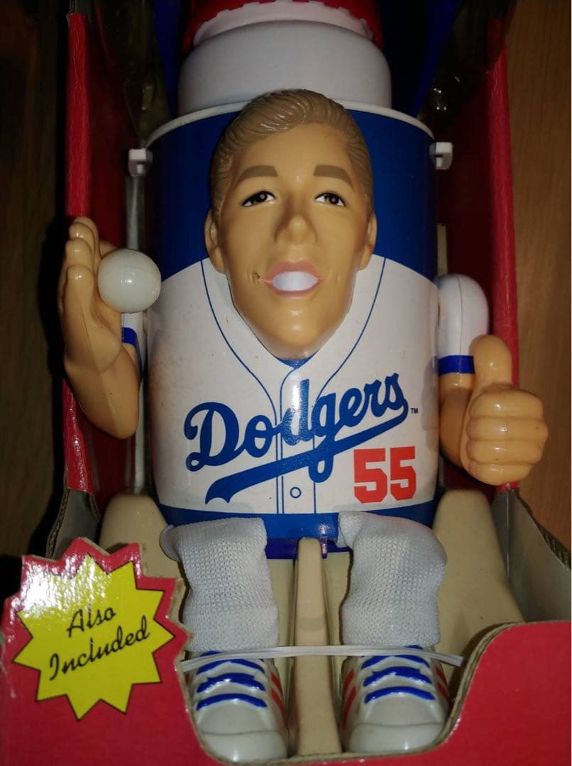 80年代製新品！LAドジャース№55オーレル・ハーシュハイザー　3IN1