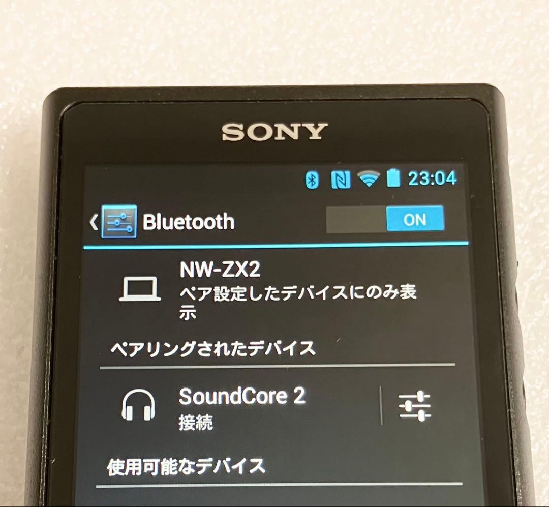 【美品　バッテリー良好】　SONY　NW‑ZX2　128GB ウォークマン