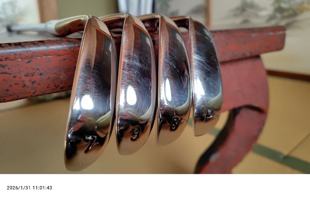 つるや ワンサイダー スペシャルネックアイアン 7/8/9/P 4本 準新品